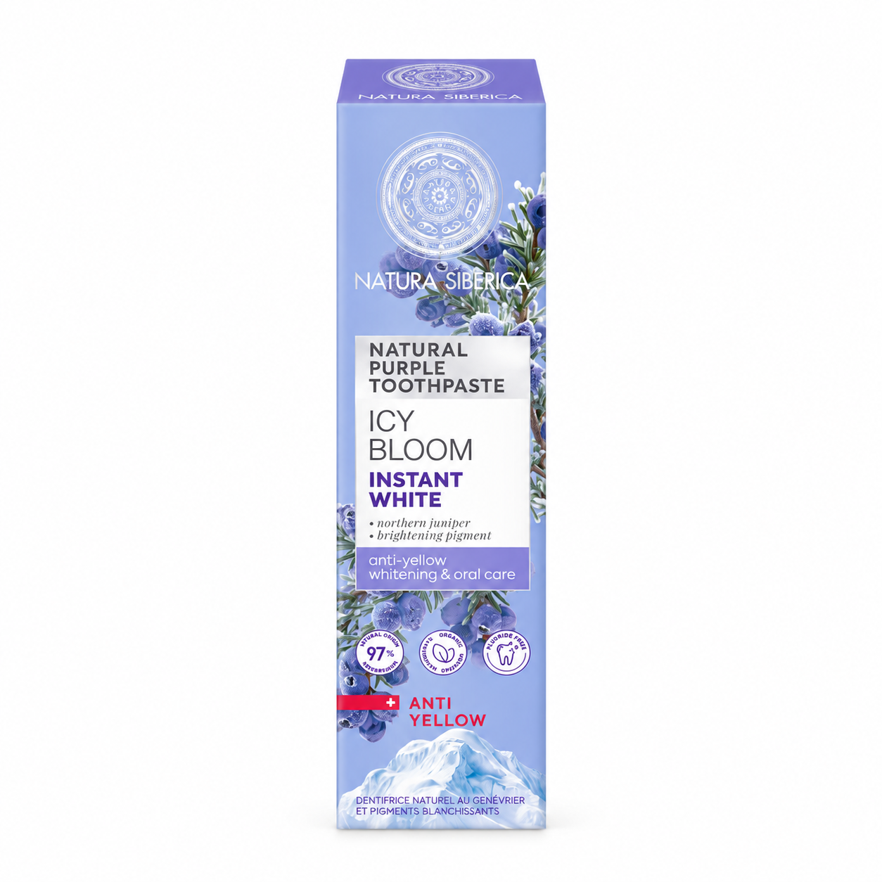 Taiga Siberica Icy Bloom pasta do zębów fioletowa