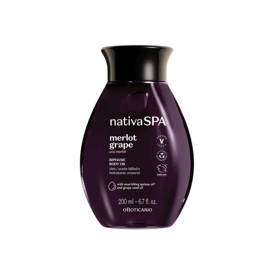 Nativa SPA Merlot Grape dwufazowy olejek do ciała winogronowy