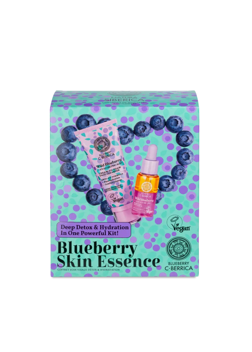 Taiga Siberica Anti-OX Wild Blueberry zestaw do twarzy 30+100 ml