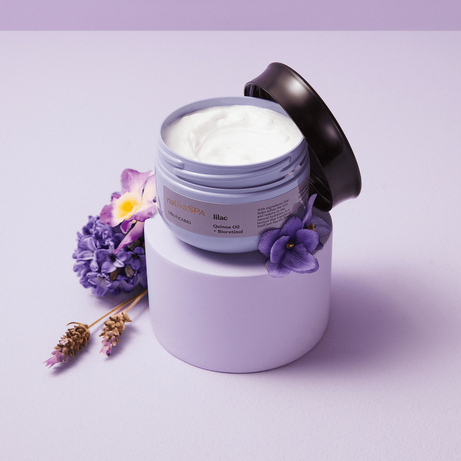 Nativa SPA Lilac Smoothing zestaw do ciała lilak
