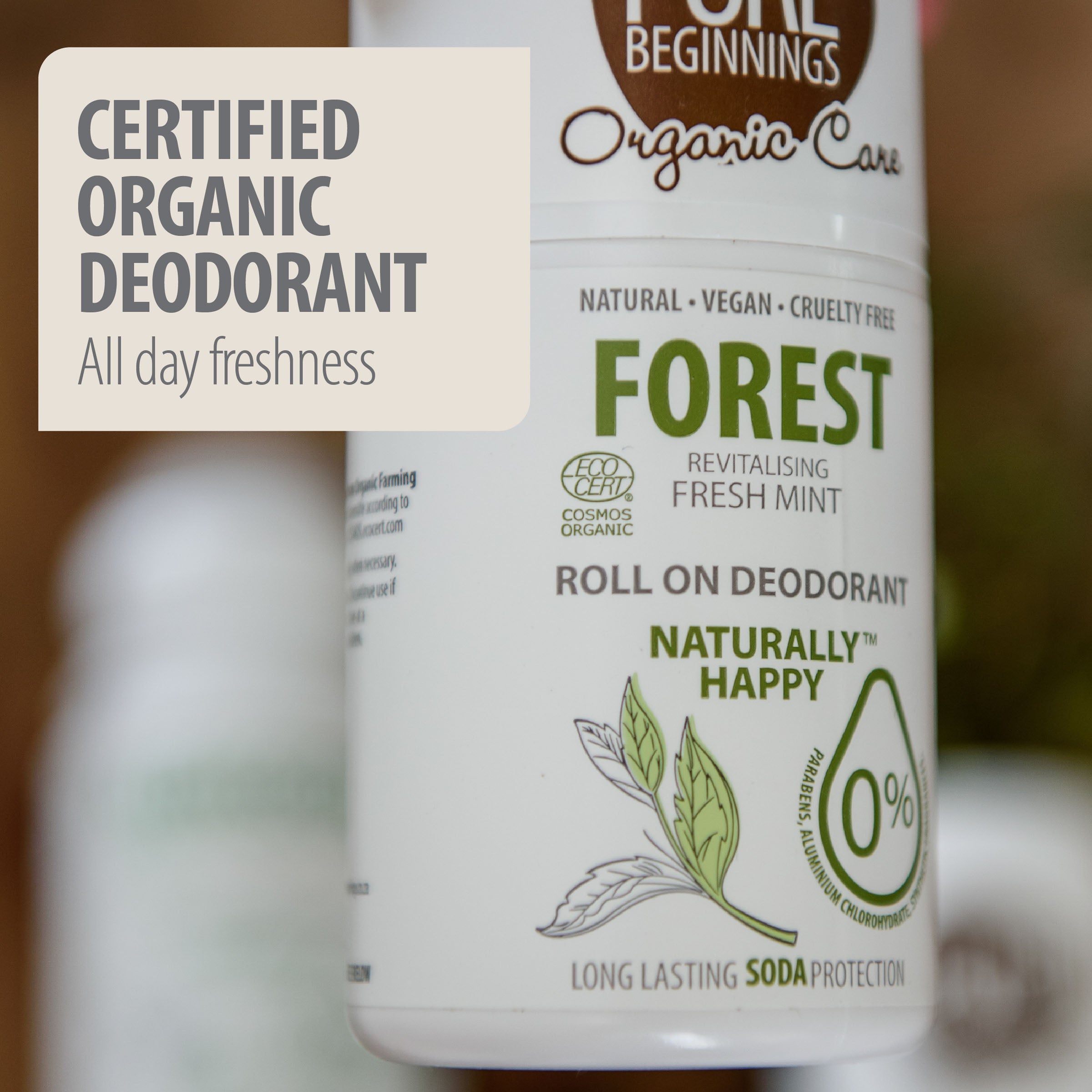Pure Beginnings Forest naturalny dezodorant miętowy 75 ml