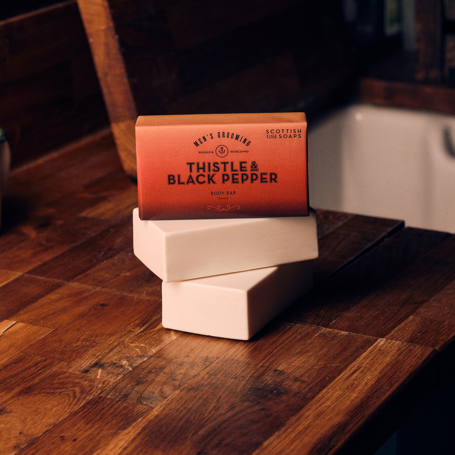Scottish Fine Soaps Thistle Black Pepper mydło 220 g pikantne