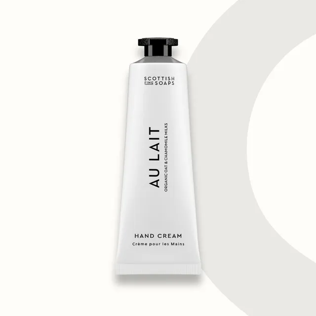 Scottish Fine Soaps Au Lait krem do rąk 30 ml owsiany