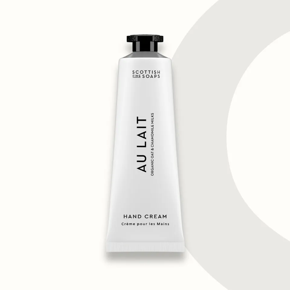 Scottish Fine Soaps Au Lait krem do rąk 30 ml owsiany