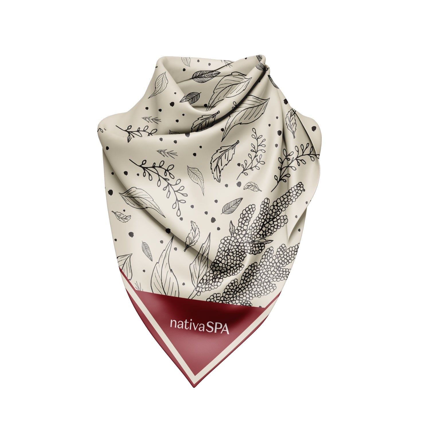 Nativa SPA Satin apaszka satynowa prezentowa