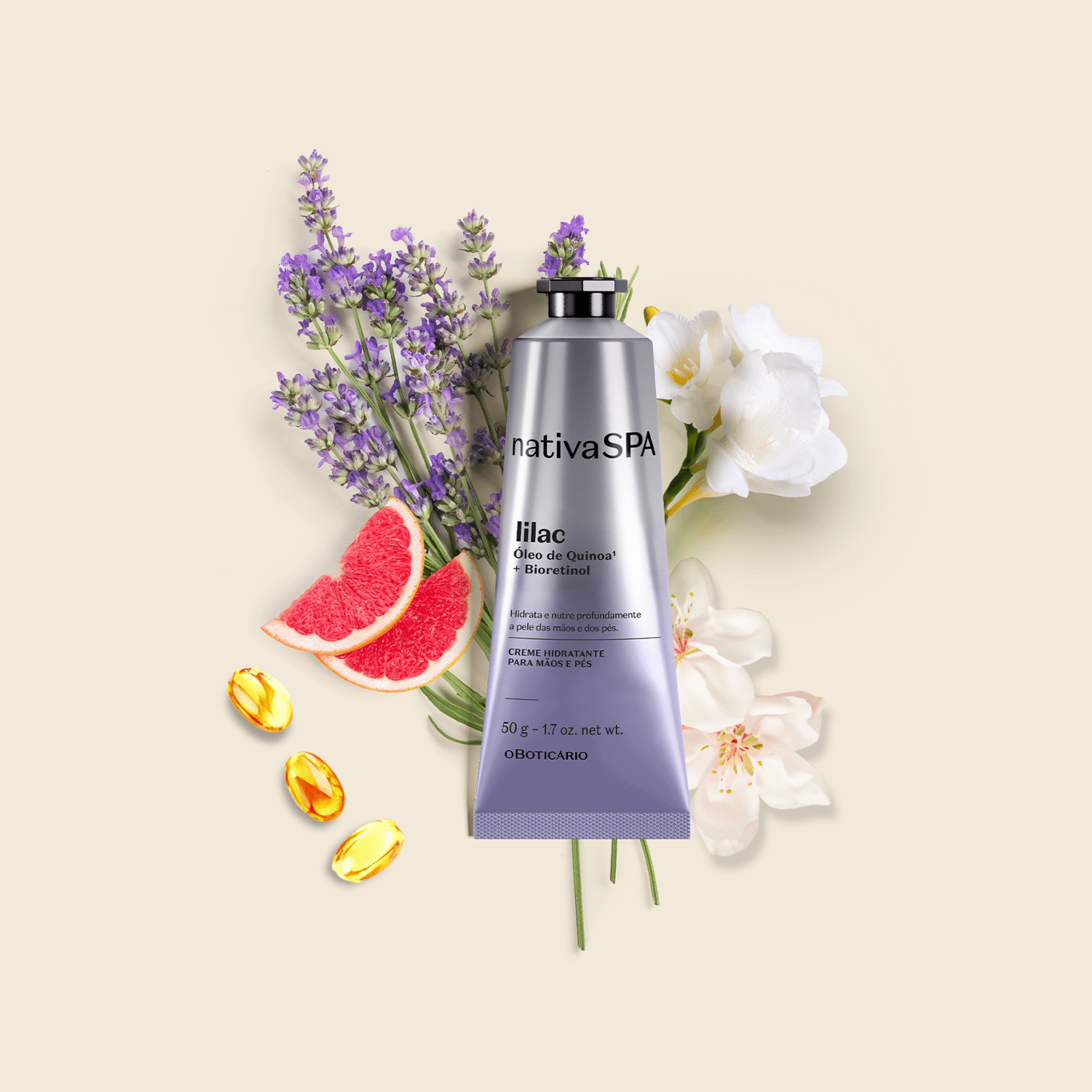 Nativa SPA Lilac Smoothing zestaw do ciała lilak