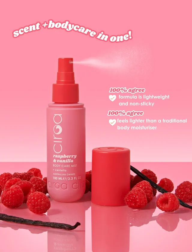 Ciroa Raspberry & Vanilla mgiełka do ciała 100 ml malina