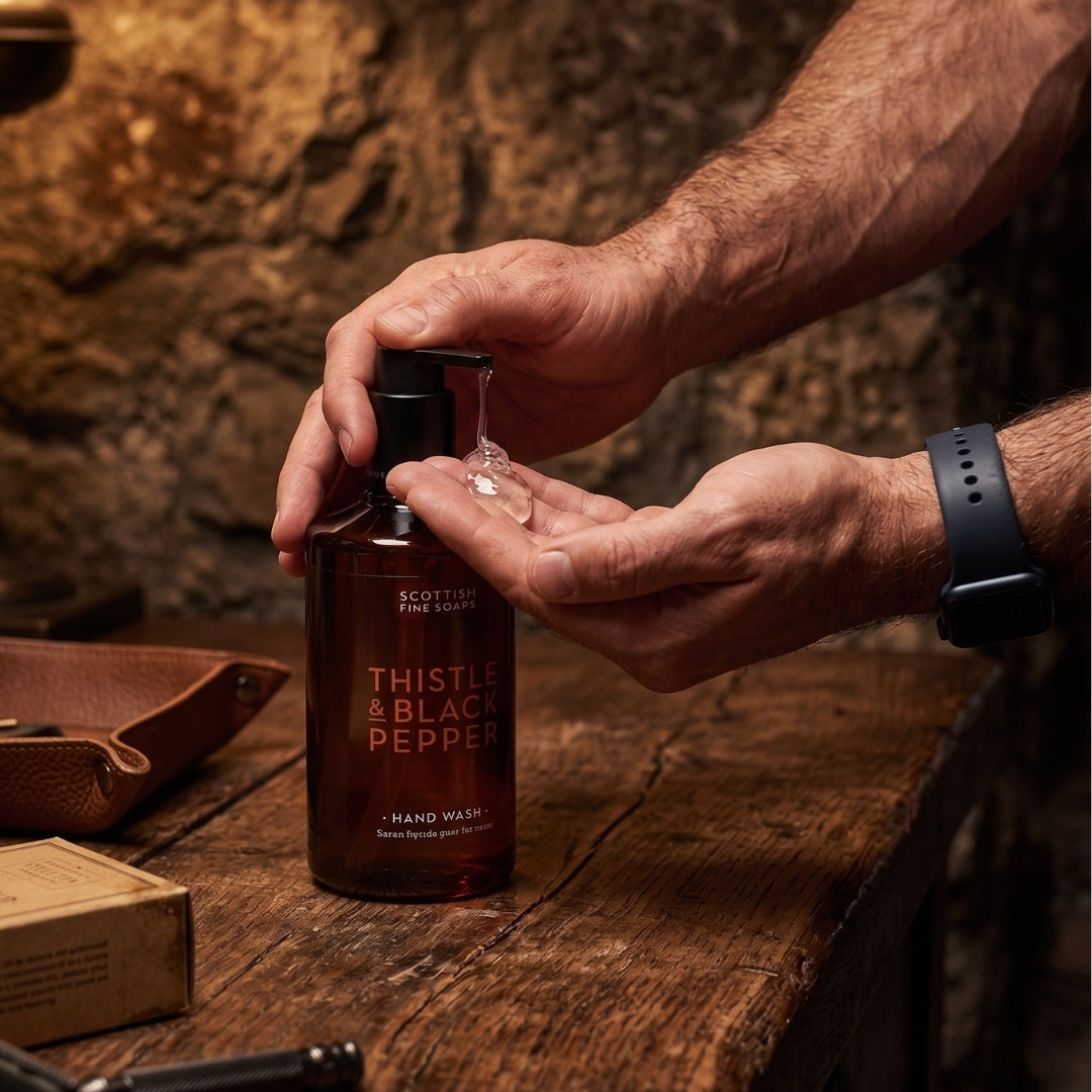 Scottish Fine Soaps Thistle Black Pepper mydło 300 ml męskie