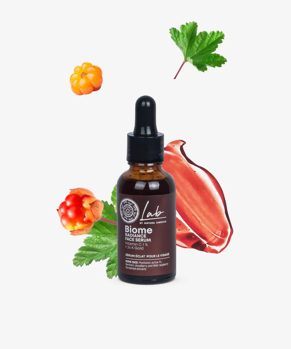 Taiga Siberica Radiance serum do twarzy rozświetlające ze złotem