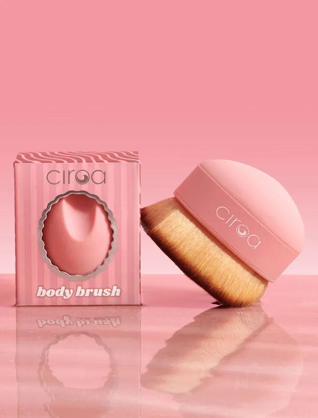 Ciroa Body Brush pędzel do ciała olejek samoopalacz gęsty