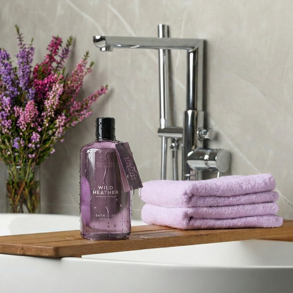Scottish Fine Soaps Wild Heather płyn do kąpieli 500 ml wrzosowy