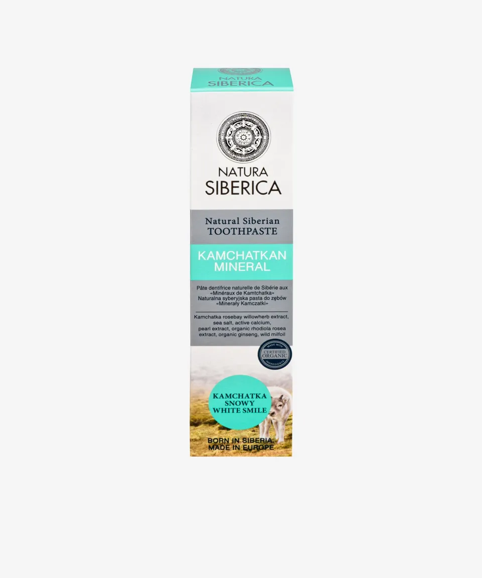 Taiga Siberica Kamchatkan Mineral pasta do zębów miętowa