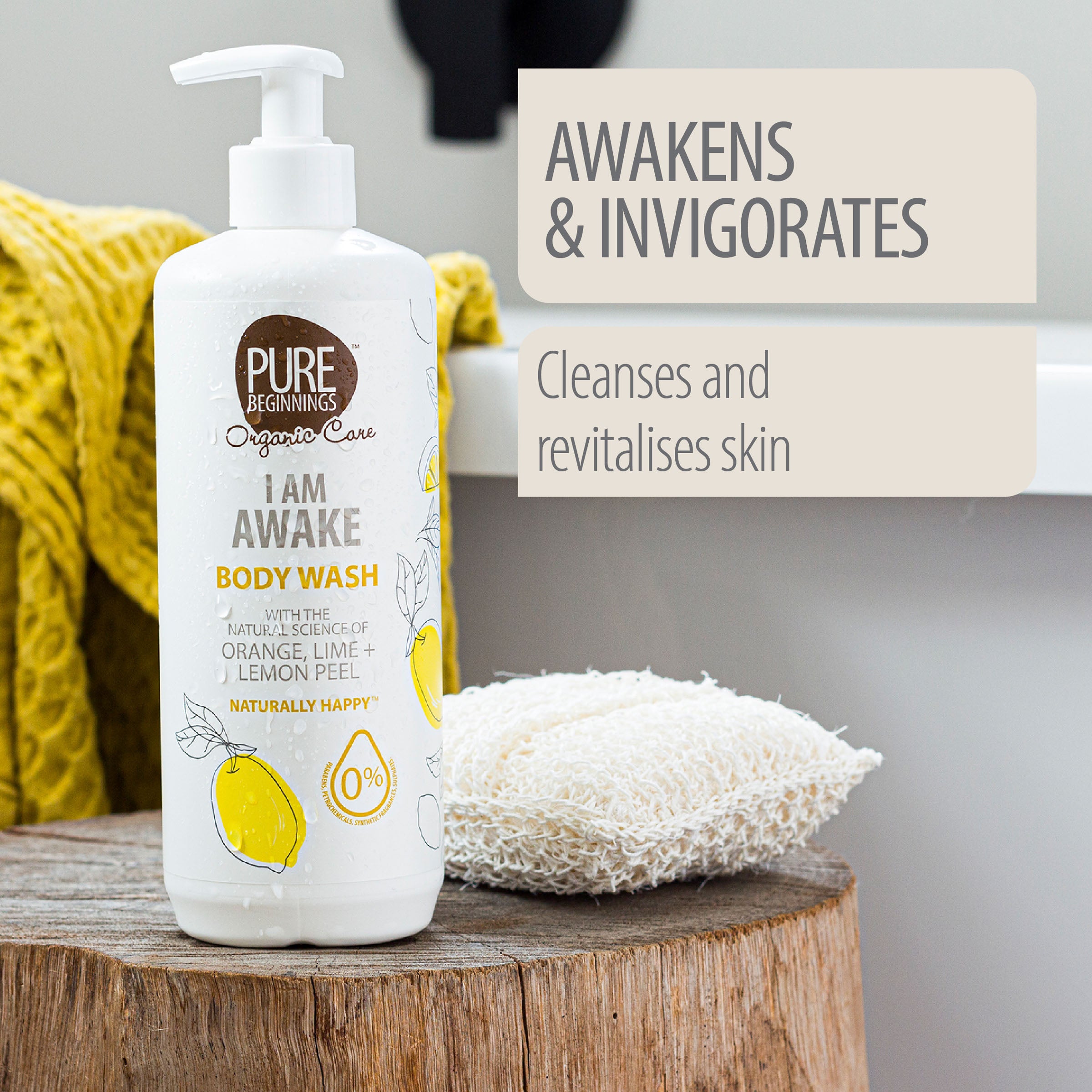 Pure Beginnings I Am Awake żel 500ml cytrusowy