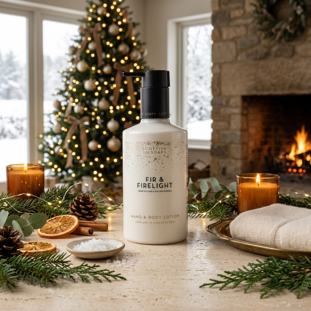 Scottish Fine Soaps Fir & Firelight balsam do ciała 300 ml jodłowy