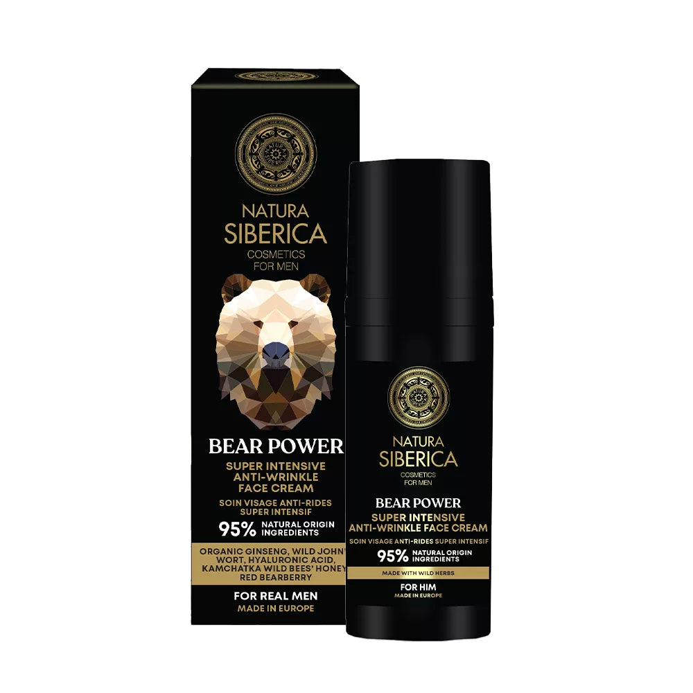 Taiga Siberica Bear Power krem do twarzy przeciwzmarszczkowy