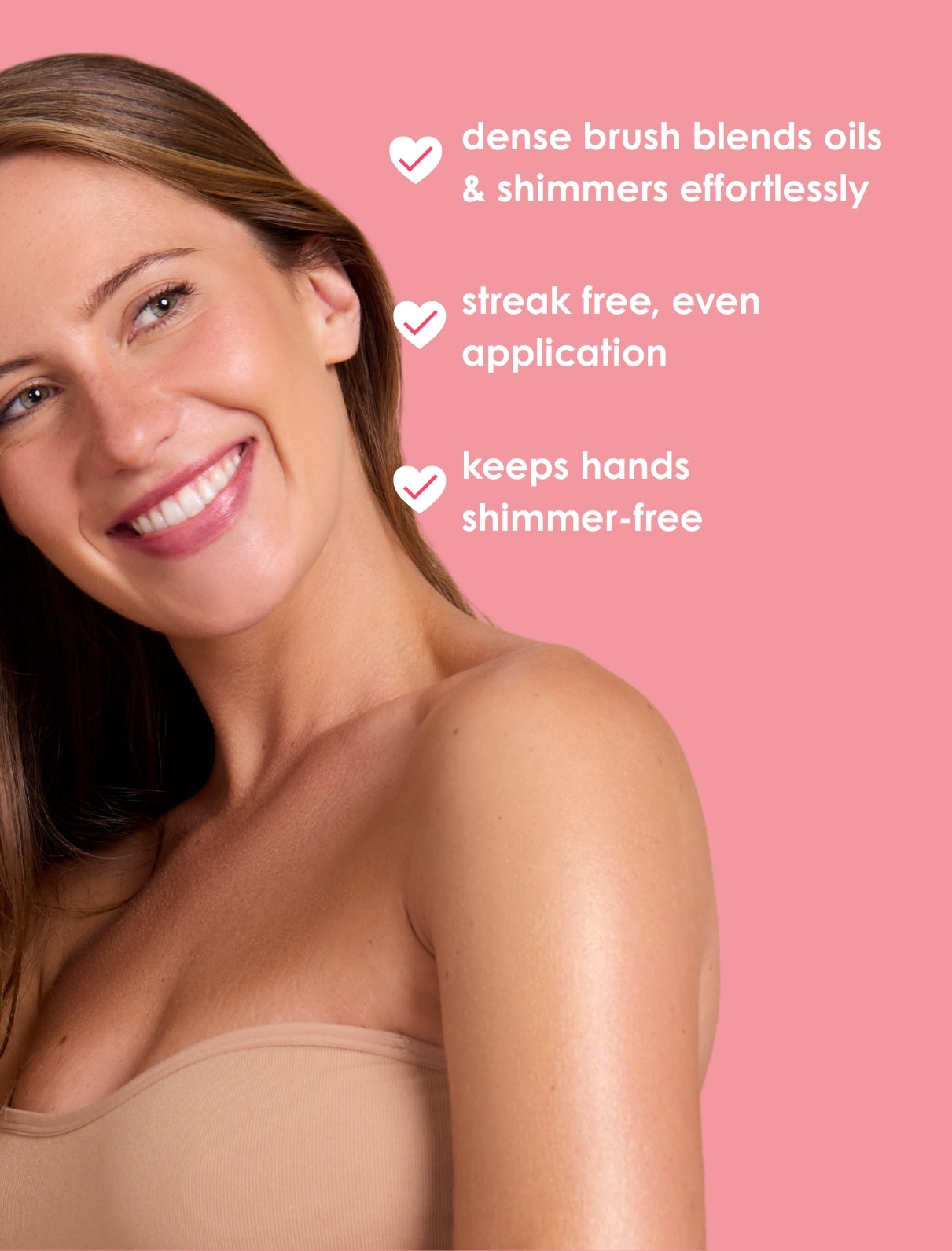 Ciroa Body Brush pędzel do ciała olejek samoopalacz gęsty