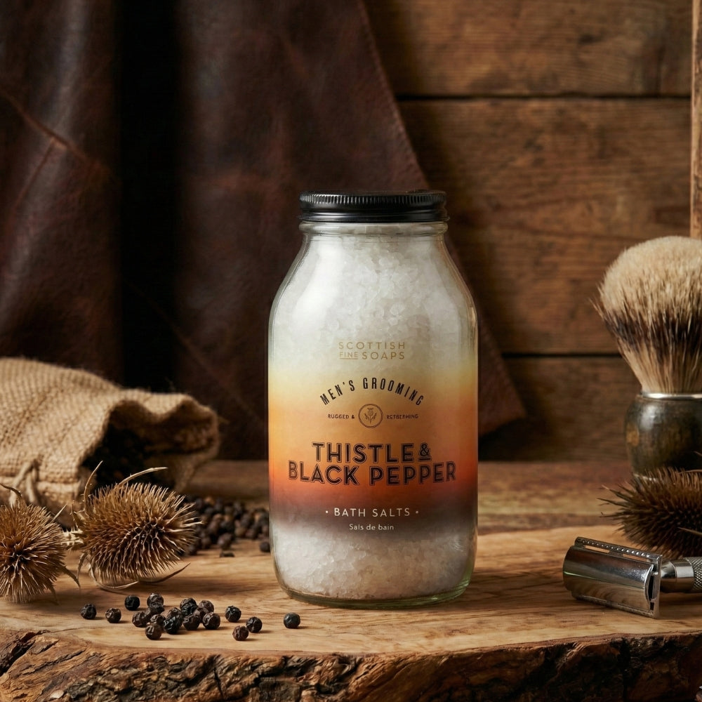 Scottish Fine Soaps Thistle & Black Pepper Bath Salts sól do kąpieli 500 g Epsom