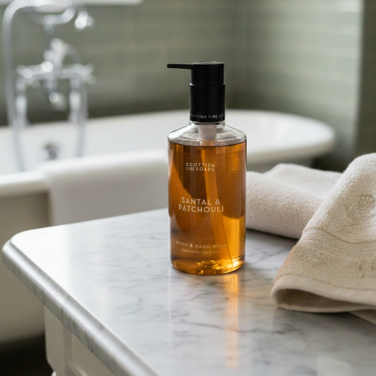 Scottish Fine Soaps Santal & Patchouli żel do ciała i rąk 300 ml