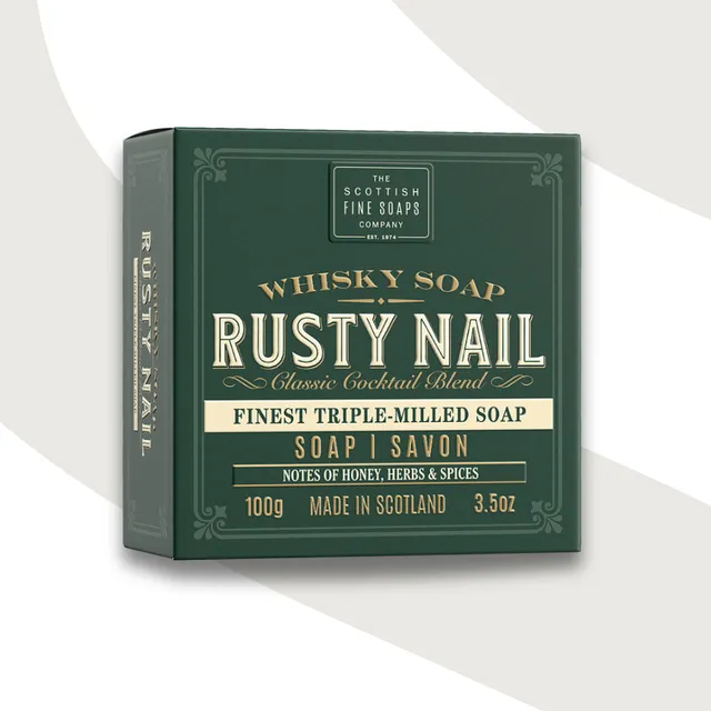 Scottish Fine Soaps Whisky Cocktails Rusty Nail mydło 100 g wegańskie