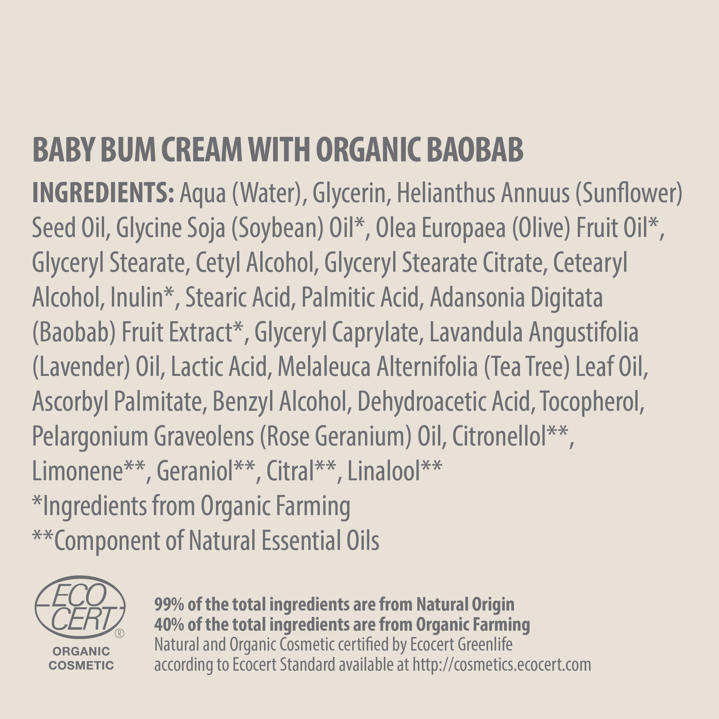 Pure Beginnings Baby Bum Cream krem 50ml pod pieluszkę