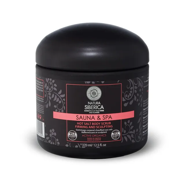 Taiga Siberica Sauna & Spa Hot Salt scrub do ciała rozgrzewający