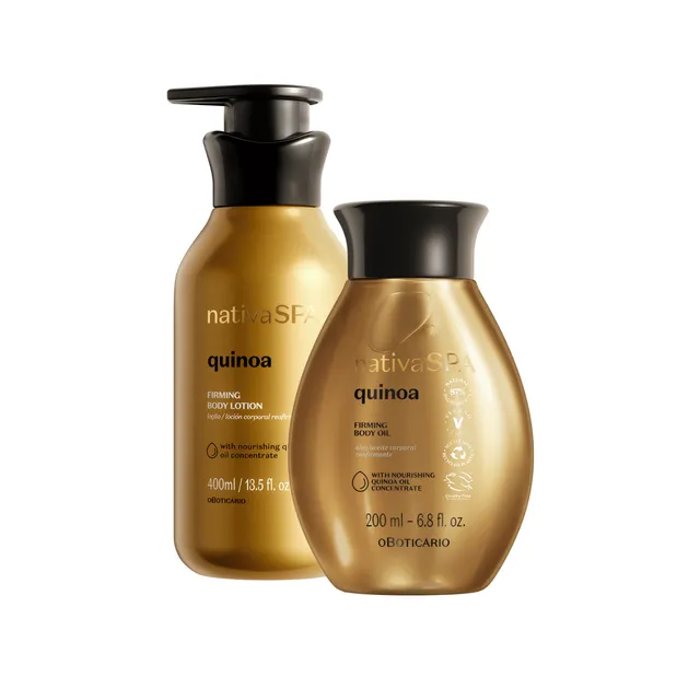 Nativa SPA Quinoa zestaw 2-step balsam + olejek do ciała