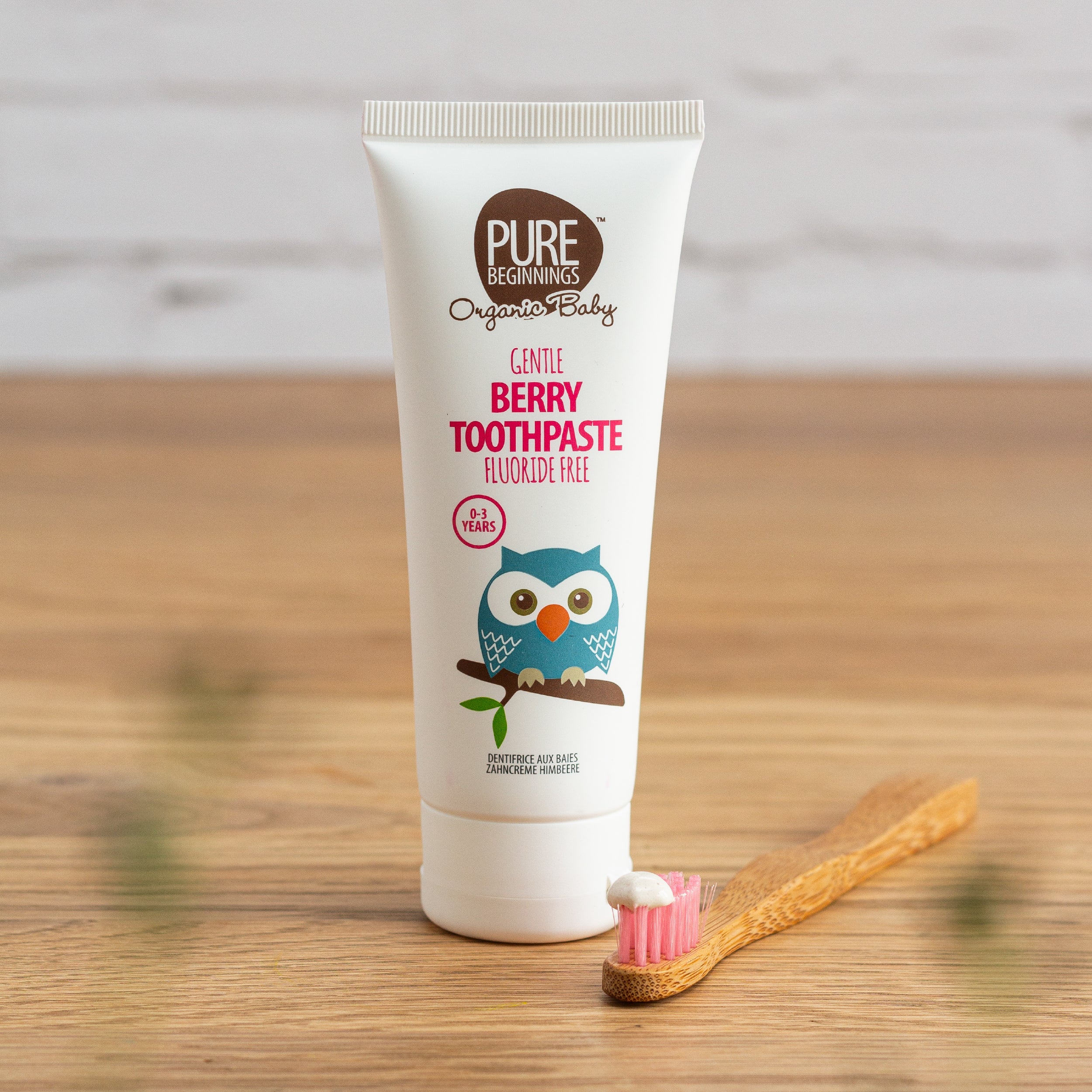 Pure Beginnings Gentle Berry pasta do zębów 75ml bez fluoru