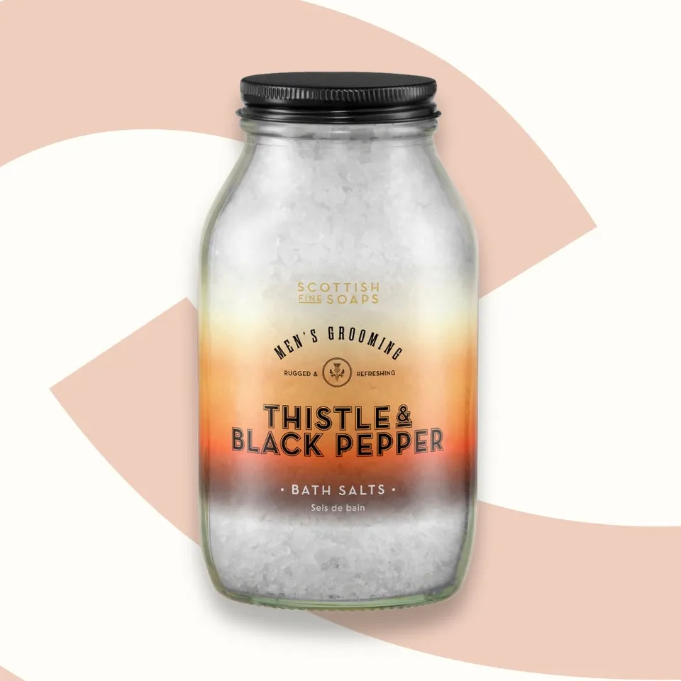 Scottish Fine Soaps Thistle & Black Pepper Bath Salts sól do kąpieli 500 g Epsom