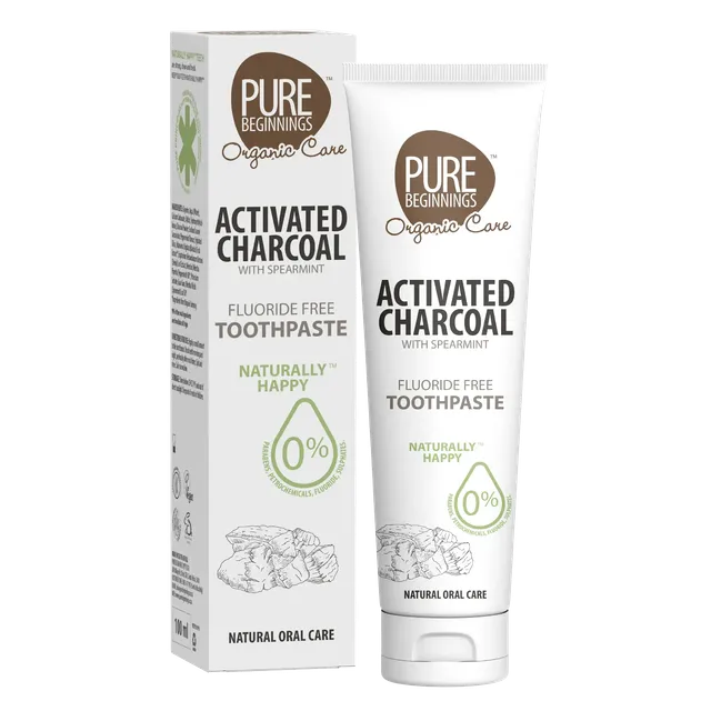 Pure Beginnings Activated Charcoal naturalna pasta do zębów 100 ml