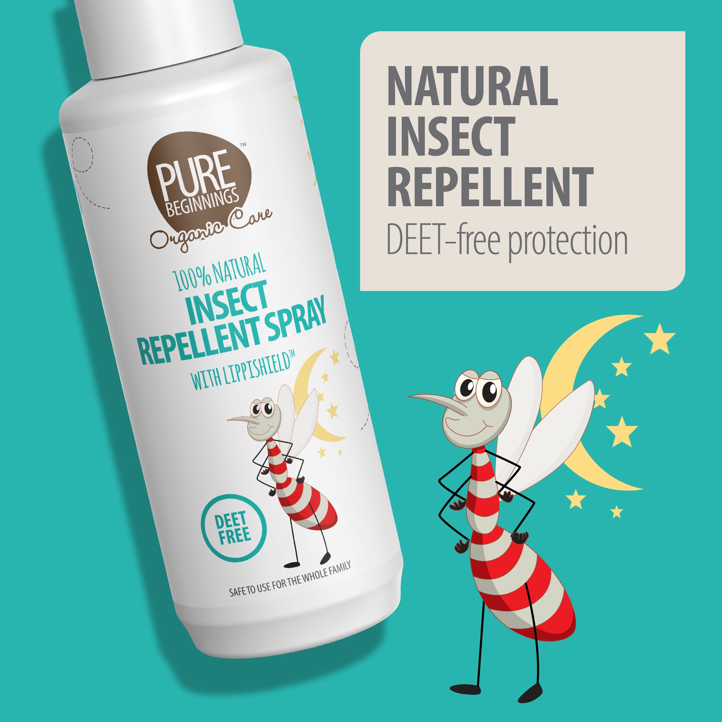 Pure Beginnings spray na owady 100ml bez DEET