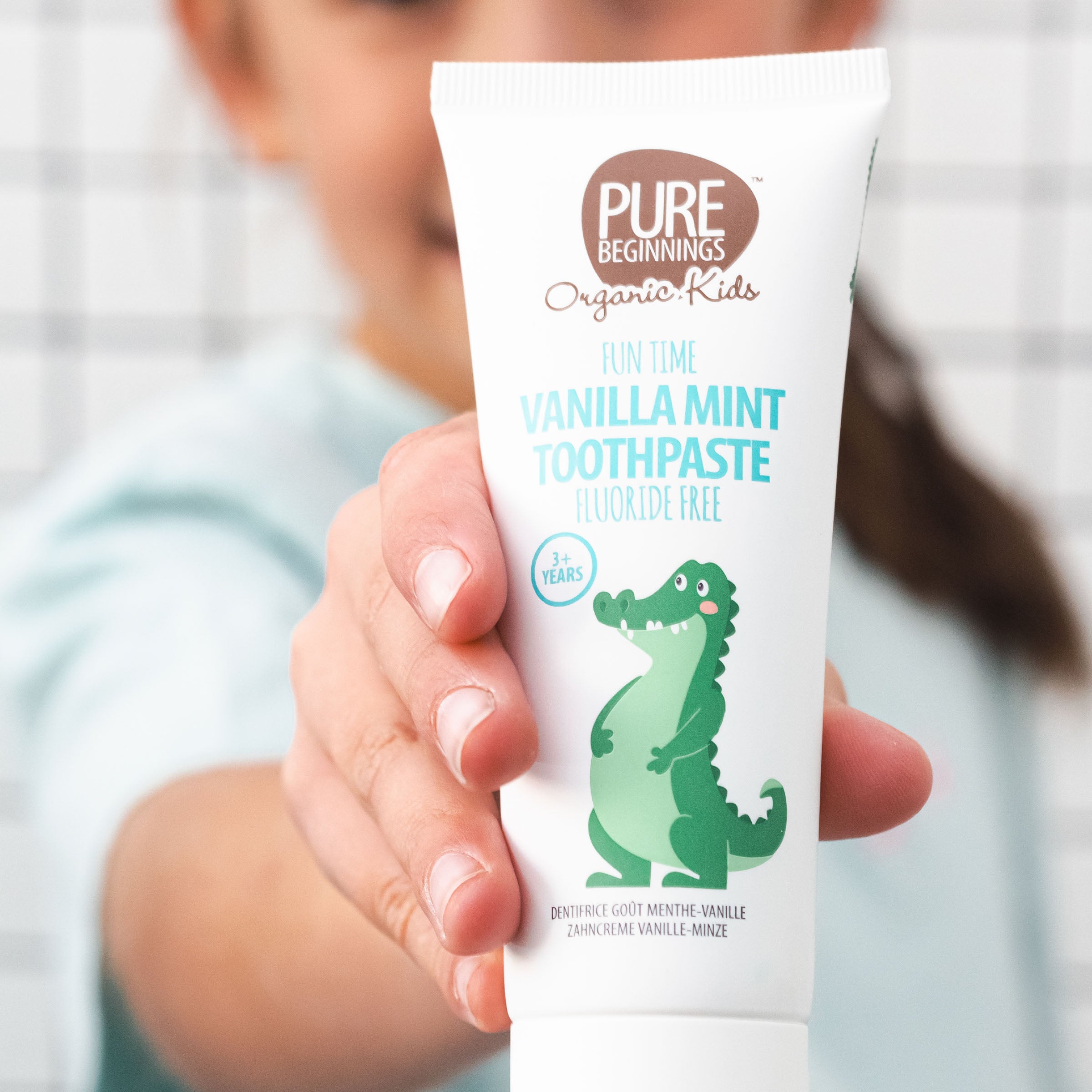 Pure Beginnings Vanilla Mint pasta do zębów 75 ml bez fluoru