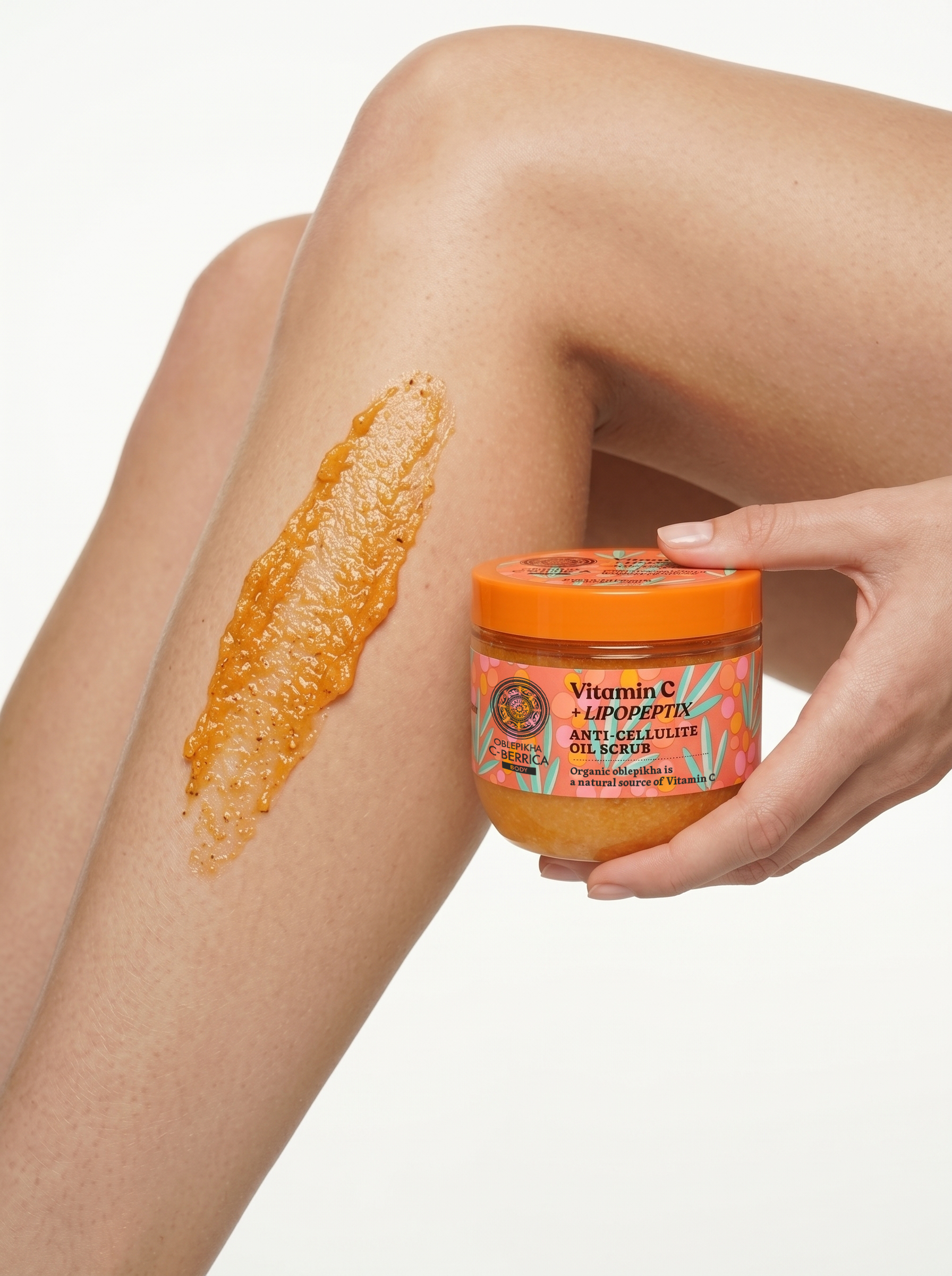 Taiga Siberica Oblepikha C-Berrica olejowy peeling antycellulitowy