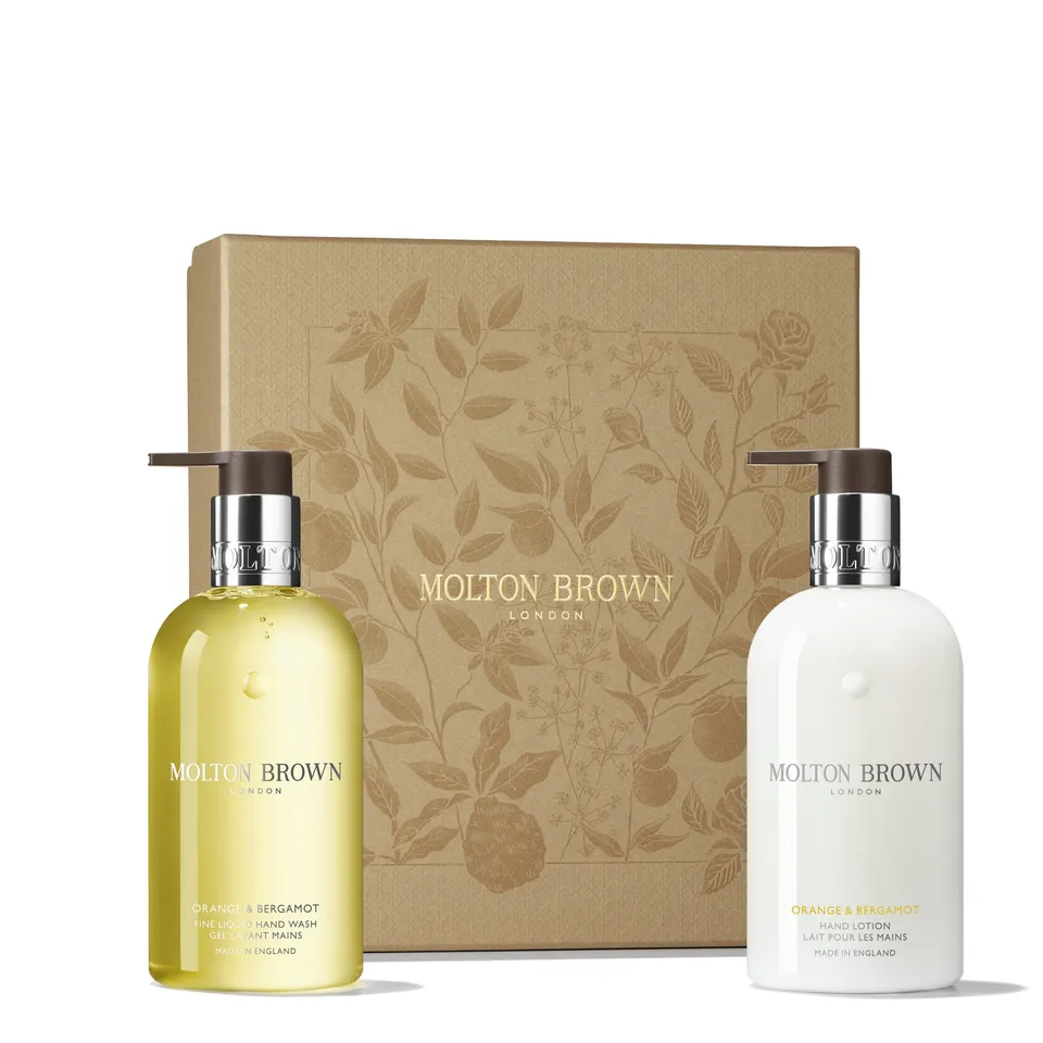 Molton Brown Orange & Bergamot zestaw do rąk mydło + balsam