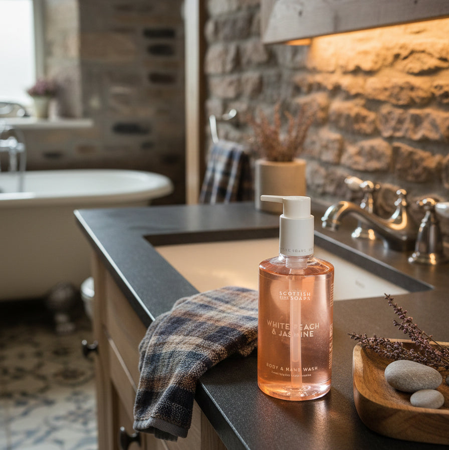 SCOTTISH FINE SOAPS White Peach & Jasmine Żel do ciała i rąk 300ml