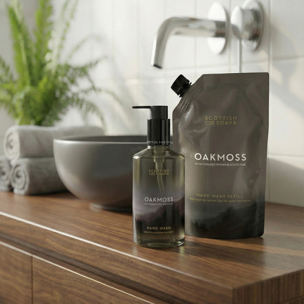 Scottish Fine Soaps Oakmoss mydło do rąk zapas 1,2 l leśne