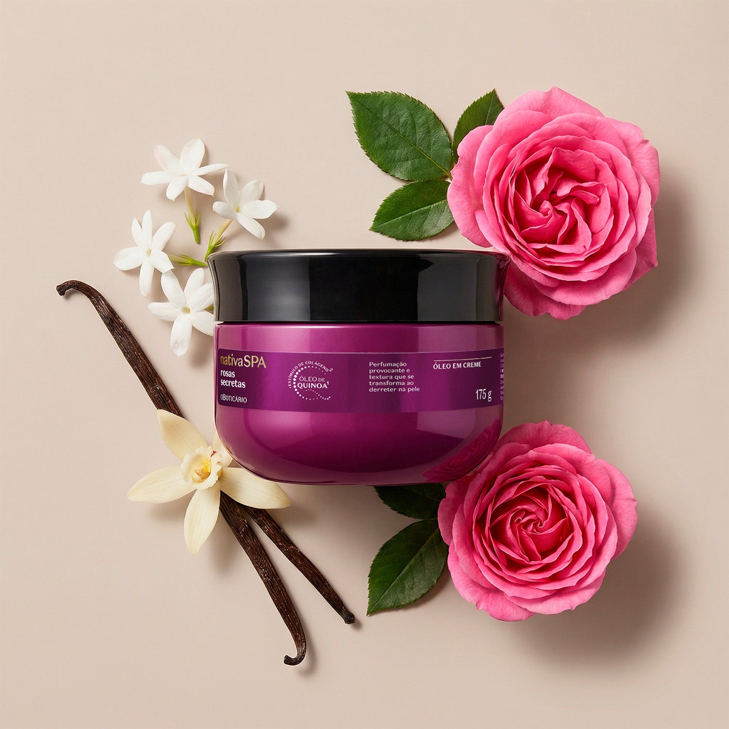 Nativa SPA Secret Roses krem-olejek do ciała 175 g różany