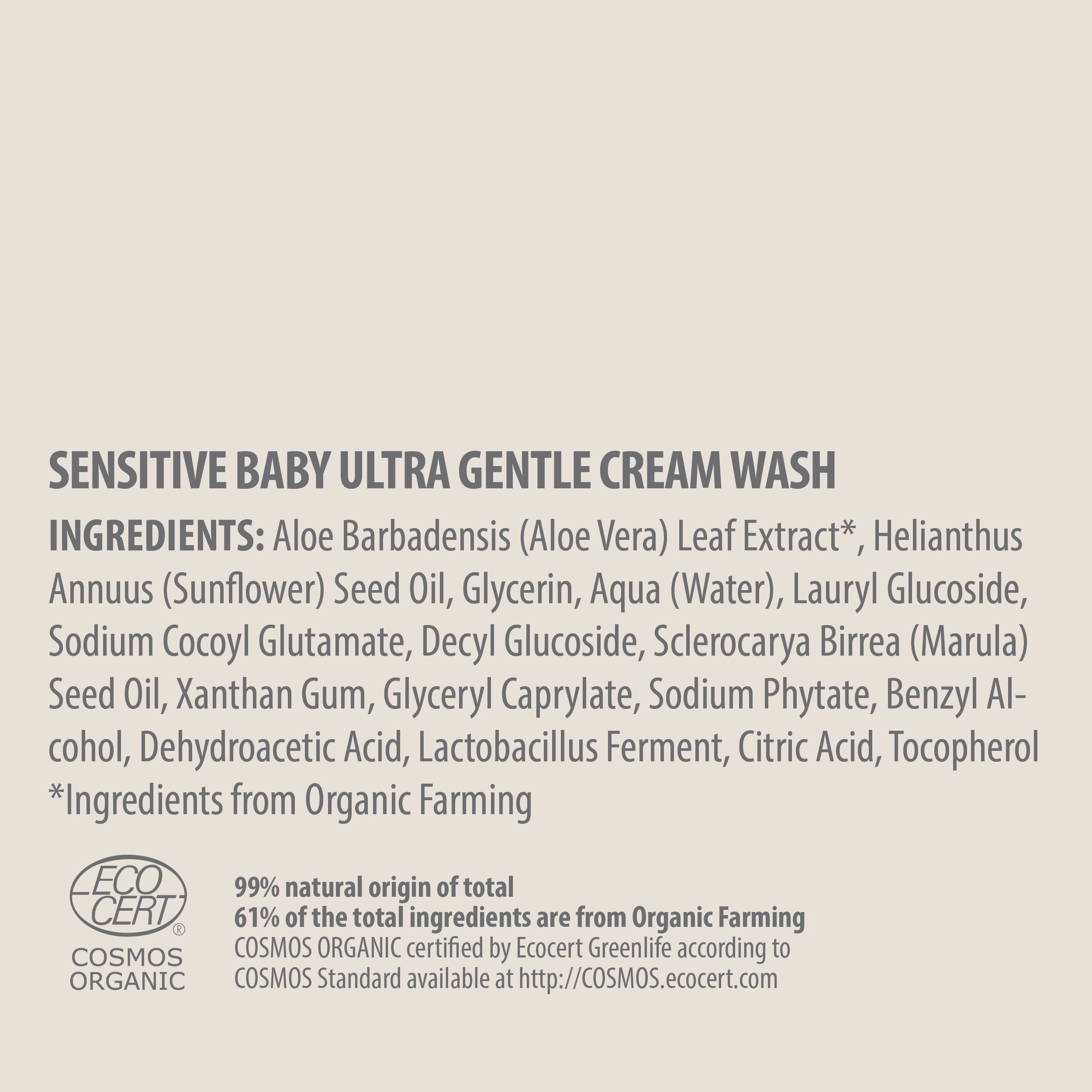 Pure Beginnings Ultra Gentle krem do mycia 250 ml bezzapachowy