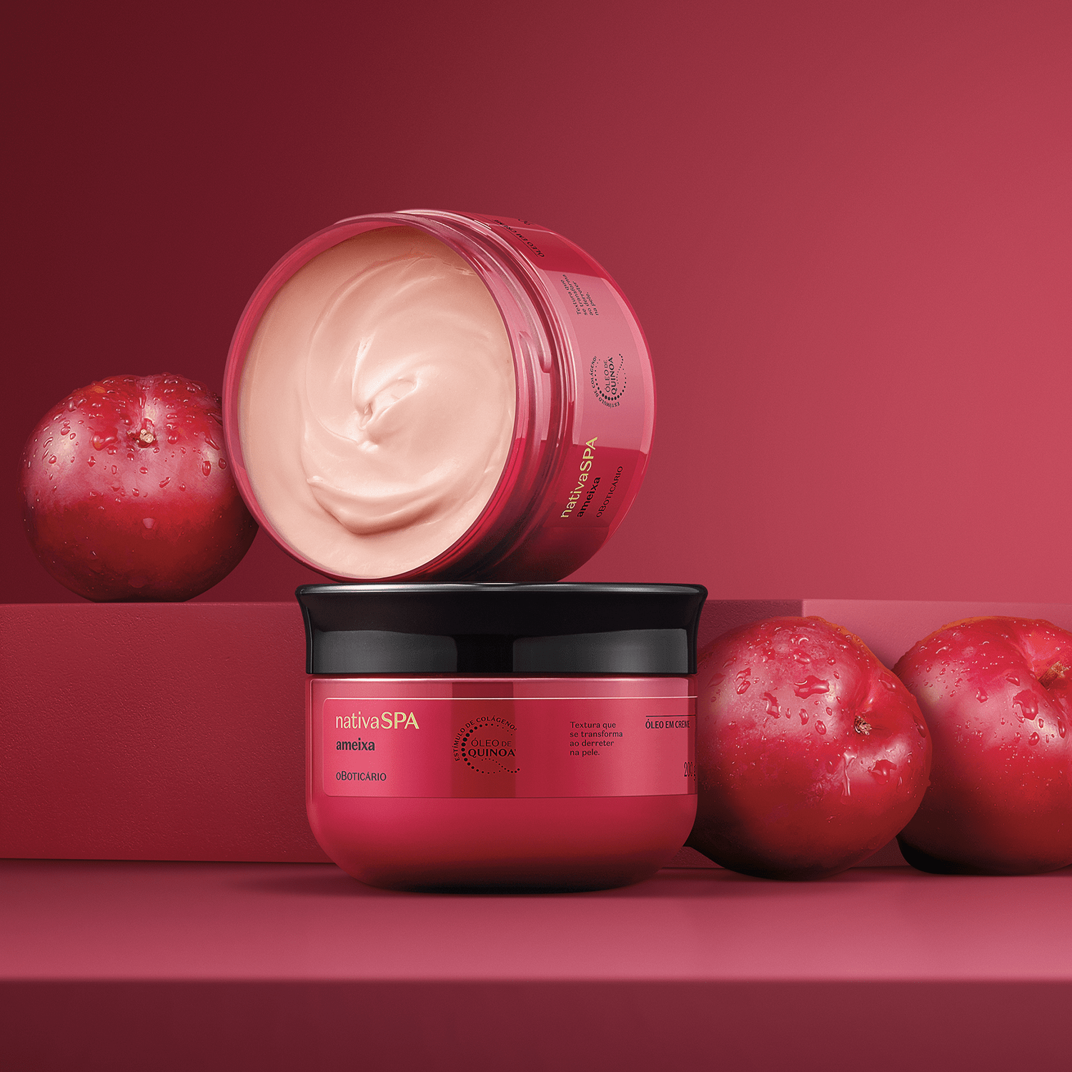 Nativa SPA Plum ubity krem-olejek do ciała śliwkowy