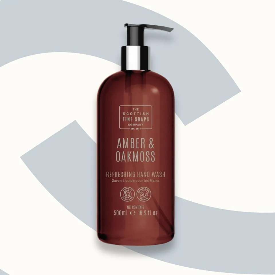 Scottish Fine Soaps Amber & Oakmoss mydło do rąk 500 ml