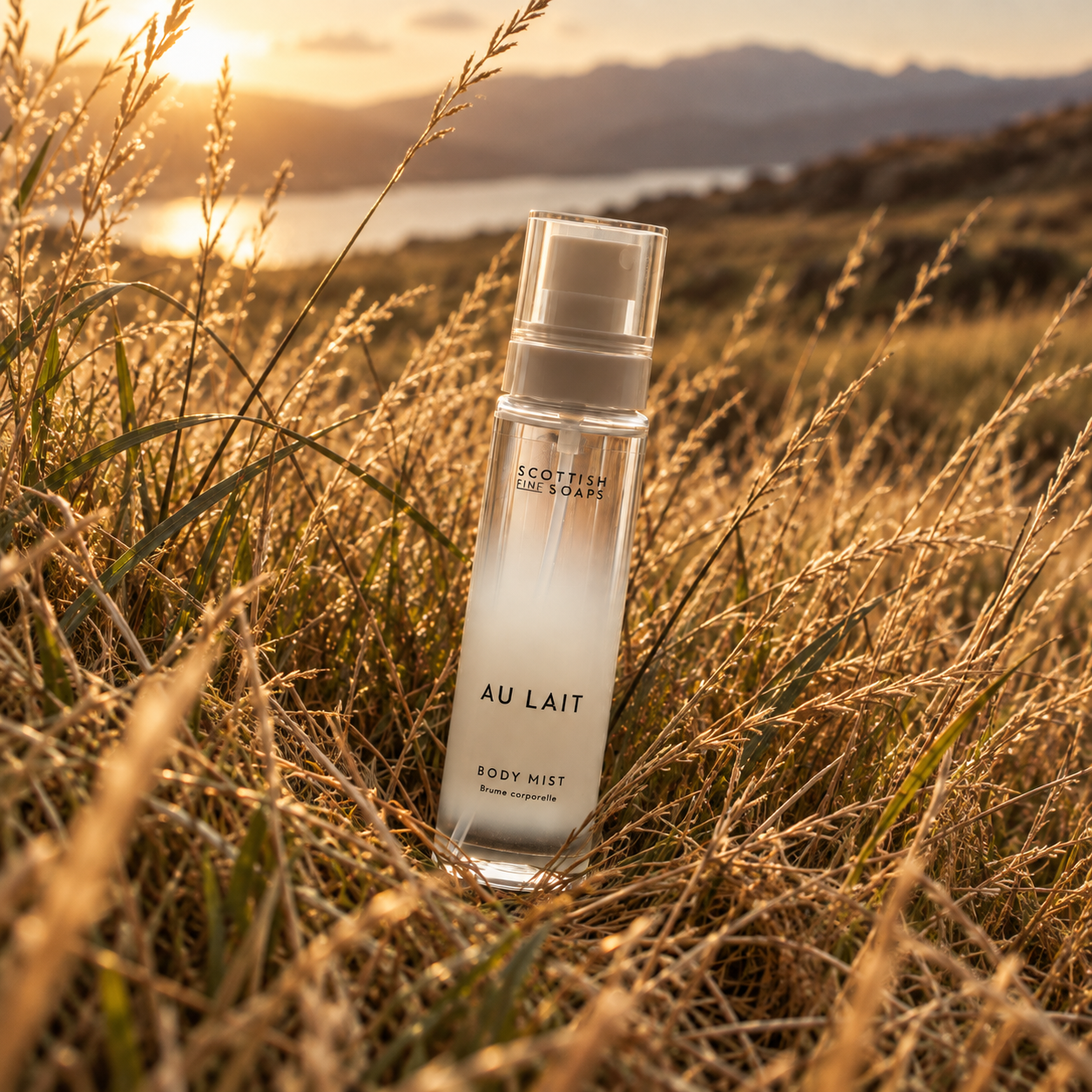 Scottish Fine Soaps Au Lait mgiełka do ciała 100 ml mleczna