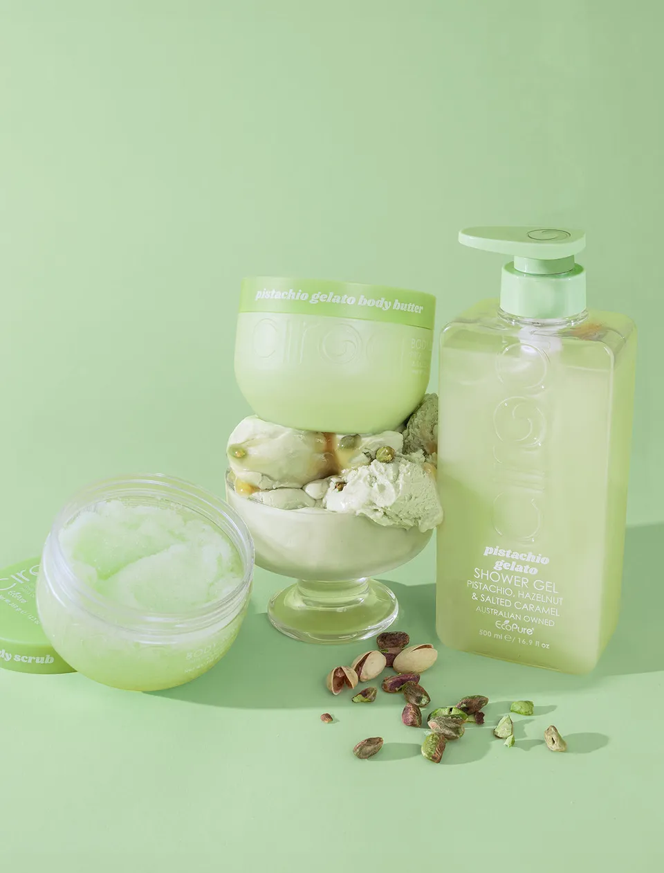 Ciroa Pistachio Gelato Zestaw do ciała pistacja