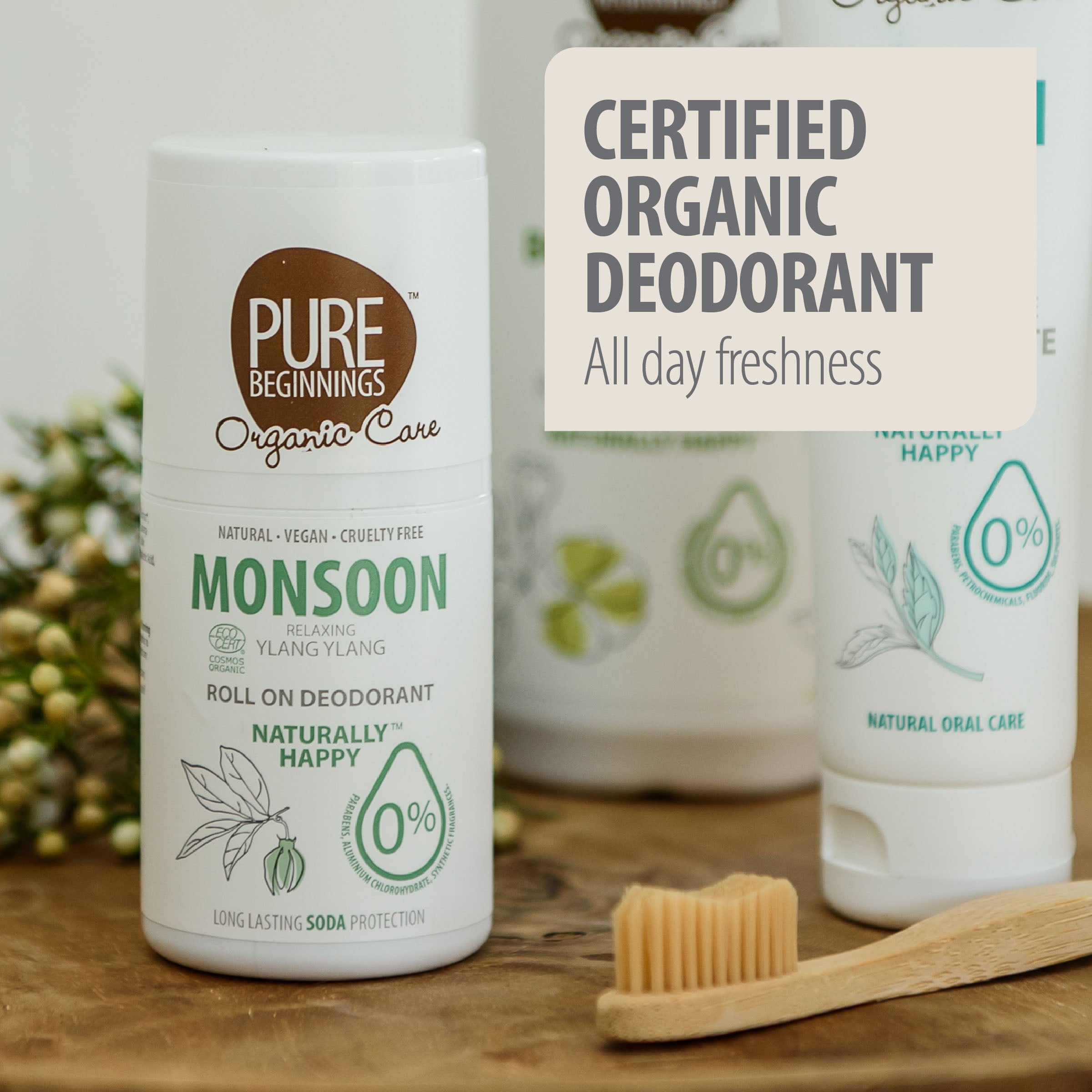 Pure Beginnings Monsoon dezodorant 75ml bez aluminium