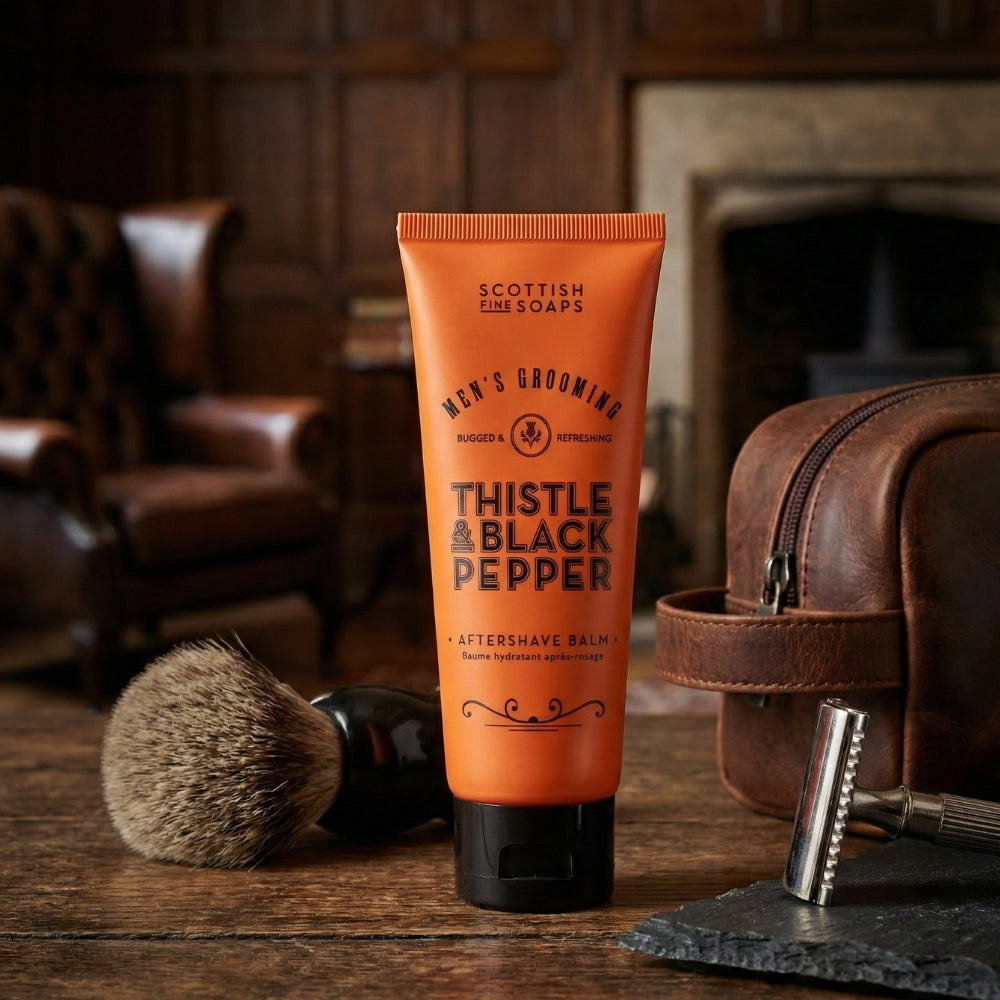 Scottish Fine Soaps Thistle Black Pepper balsam po goleniu 75 ml