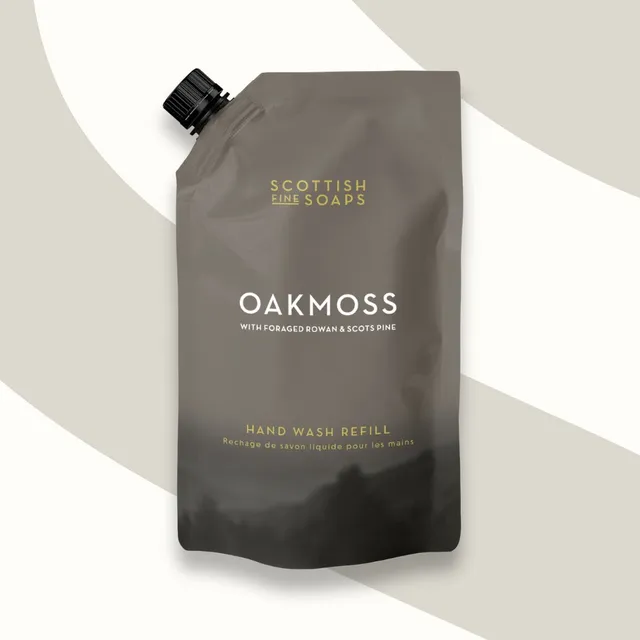 Scottish Fine Soaps Oakmoss mydło do rąk zapas 1,2 l leśne