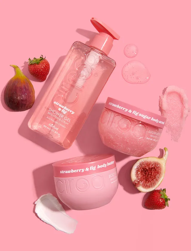 Ciroa Strawberry & Fig zestaw do ciała 3 szt truskawka figa