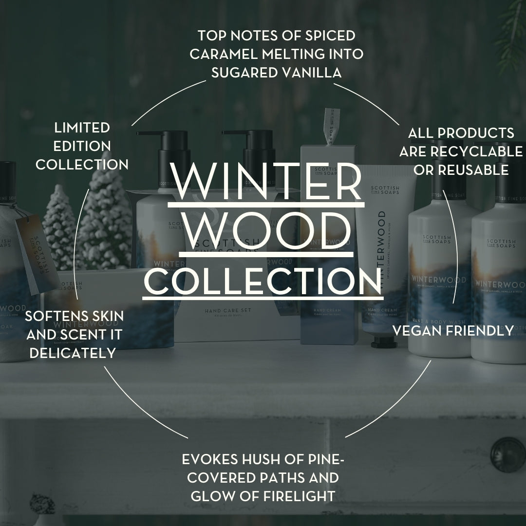 Scottish Fine Soaps Winterwood Hand Cream krem 30 ml karmelowy