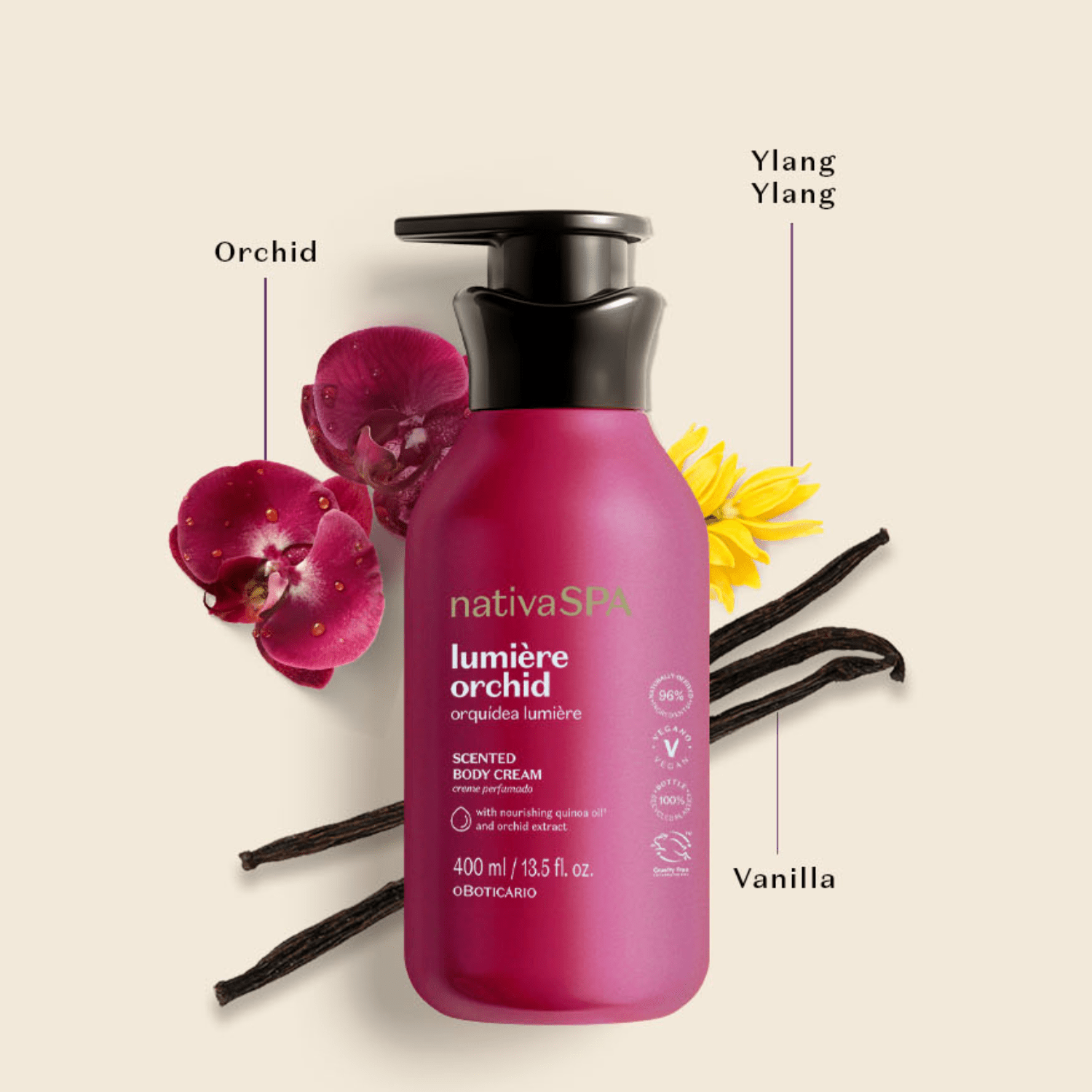 Nativa SPA Orchid Lumière balsam do ciała orchidea