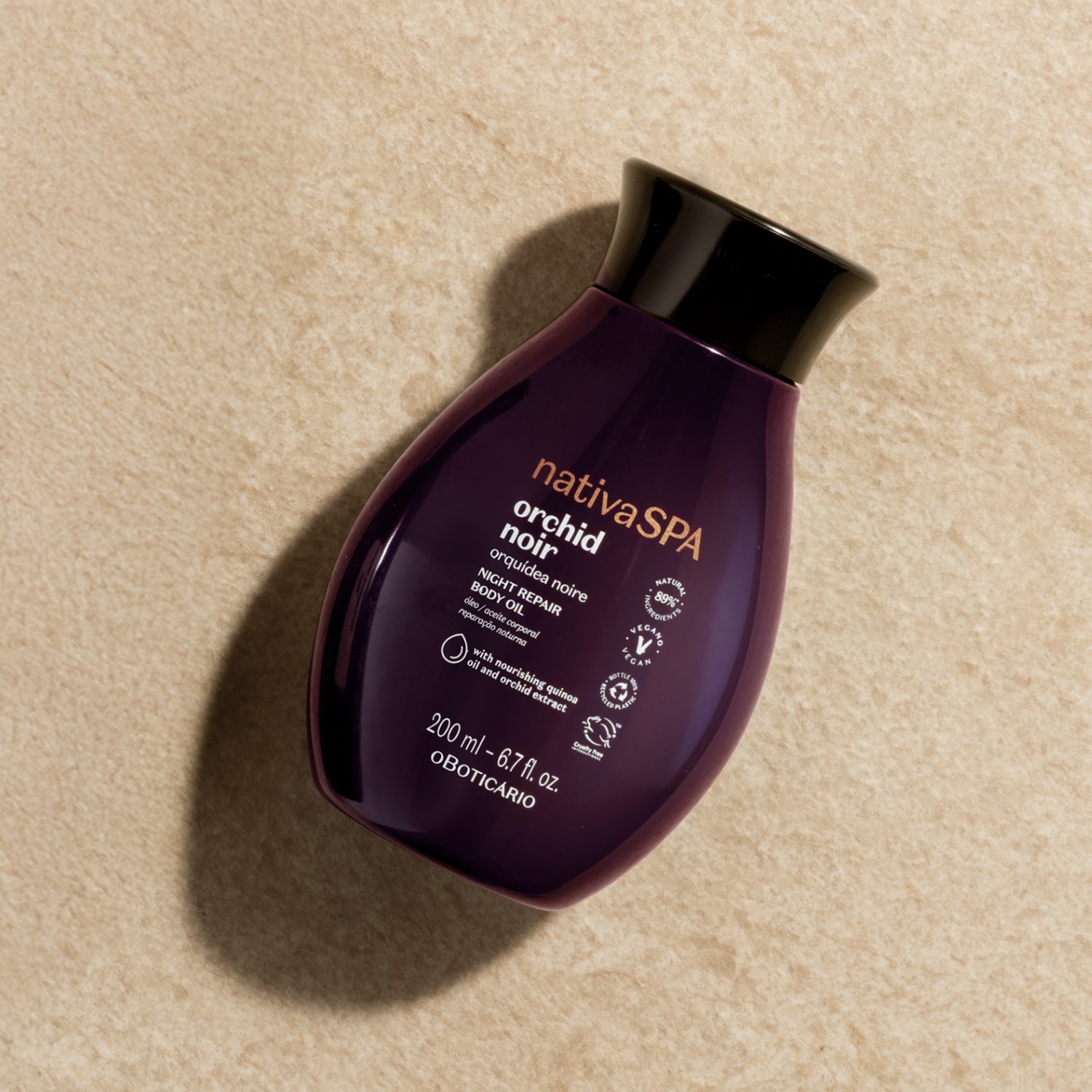 Nativa SPA Orchid Noir olejek do ciała odżywczy na noc
