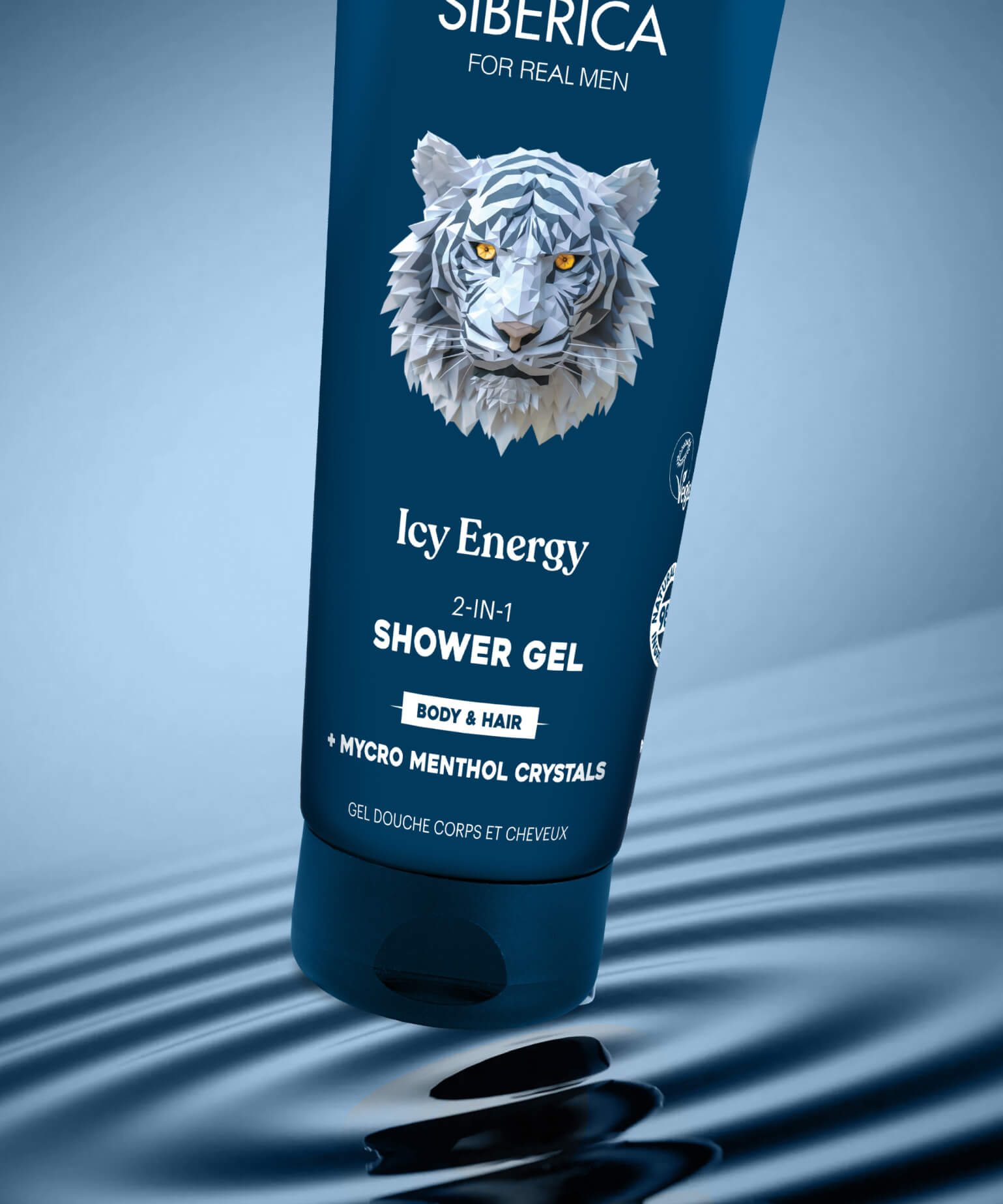 Taiga Siberica Icy Energy żel pod prysznic 2w1 mentol