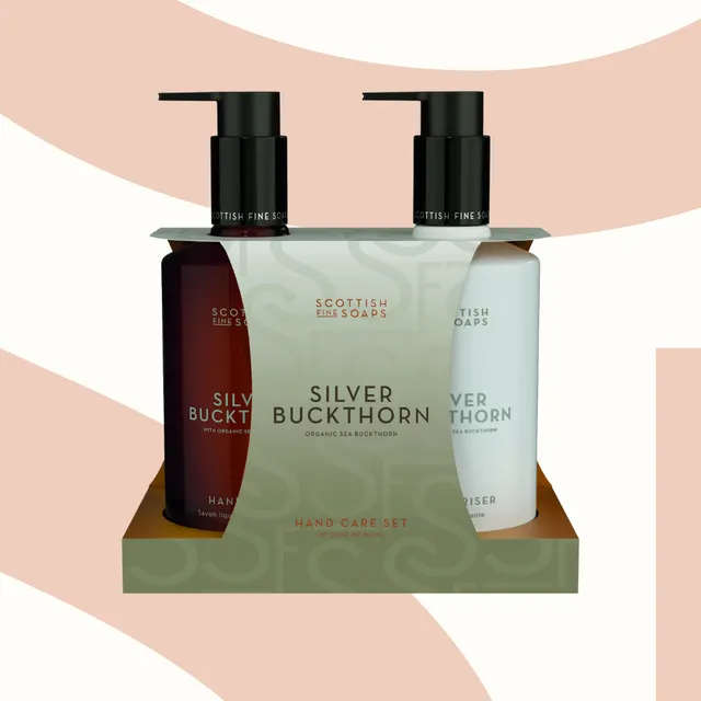 Scottish Fine Soaps Silver Buckthorn zestaw do rąk 2x300 ml korzenny
